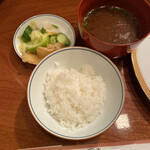 ぽん多本家 - ご飯セットは、550円です