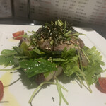 日本酒Dining 根岸 川木屋 - 海鮮と三つ葉のワサビ醤油