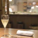 ふふ 河口湖 - 先ずはシャンパン