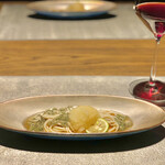 ふふ 河口湖 - 口直し　じゅん菜蕎麦