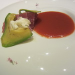 フロリレージュ - ガスパチョ注ぎます♪