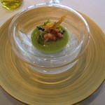 レストラン サンパウ - 車海老のソテーハーブのソース