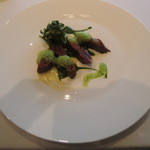 レストラン サンパウ - イベリコ豚　玉ねぎとセリのピューレ