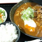 福わ家 - とろける牛スジ肉とカレーのコラボ・・ランチメニューです。
