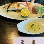 柿の葉ずし 平宗 - 鮎塩焼き　鮎会席