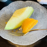 柿の葉ずし 平宗 - デザート　鮎会席