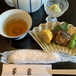 柿の葉ずし 平宗 - 鮎甘露煮　鮎会席