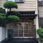 うなぎ割烹山田 - 座敷の方入口