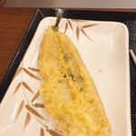 丸亀製麺 - 秋刀魚の天ぷら