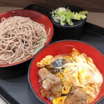 名代 富士そば - そば＆ミニ親子丼セット
