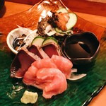 一品料理 ひとしな - 盛り合わせ　この日はサザエが！