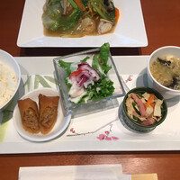 中国料理 大湖苑  - 海鮮あんかけ焼きそば (´∀｀)/ Lunch