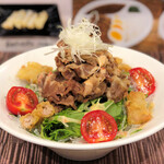 麺屋 坂本01 - サラダうどん960円