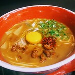 徳島ラーメン 麺王 - 徳島ラーメン680円 バリカタ 生玉子は無料