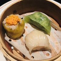 赤坂璃宮 銀座店 - 香港蒸三品（本日の蒸し点心三種）