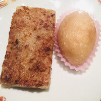 赤坂璃宮 銀座店 - 煎炸点双品（本日の揚げ焼き点心二種）