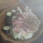 地獄蒸し工房 鉄輪 - 自分でもちこみました。