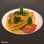 カーサ・デル・チーボ - 　Tagliolini Freddo con Uni e Pomodorini　Freddo con Uni e Pomodorini　Freddo con Uni e Pomodorini
