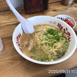 筑豊ラーメン山小屋 - 無料の替え玉(^^♪ 