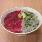 焼津ごきげん食堂 スマル家 - まぐろ・生しらす丼