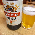 鮒兼 - で、飲んじゃったビール　キンキンに冷えてて今すぐ死にたいと思いました（笑）