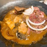 Tokachi Ha-Bu Gyuu Horumon Teppan Yaki Mon - 