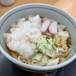 おかだうどん - おろしころきしめん　¥500(税込)