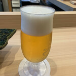 Akasaka Sushi Furuyama - 生ビール