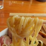 俺のラーメン あっぱれ屋 - コシがあり、もっちりしている麺～♪(^o^)丿