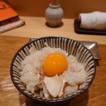 吉い - 松茸ご飯に黄身