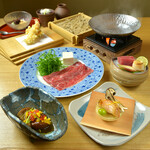 Edo Soba Kikyou - 天草和牛のすき焼きと自家製そばを楽しむ季蕎コース