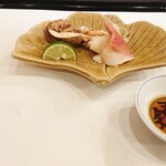 馬車道 大かわ - 松茸とホッキ