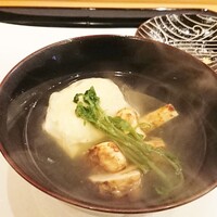 馬車道 大かわ - 松茸と湯葉の椀