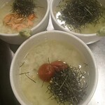 Ochazuke（boiled rice with tea）