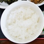 銀山茶屋 - 「コシヒカリご飯」です（6/30UP）