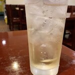 大連食府 - 梅酒　ソーダ割り