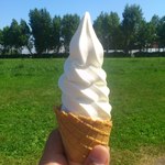 八紘学園 農産物直売所 - 【2012年06月】ソフトクリーム（大：＠250円）。