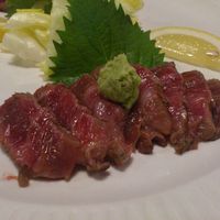 ステーキハウス キッチンリボン - ヒレ肉の刺身
