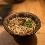 焼肉ホルモン 龍の巣 - かすうどん 650円