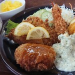 ハイライト食堂 - シーフードフライ定食