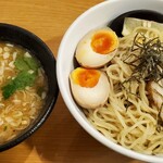 麺創　麺魂 - 特製魚介豚骨塩つけ麺1000円