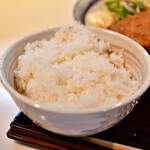 青山きいろ - 【アジフライとエビのメンチカツ定食@1,200円】ライス
