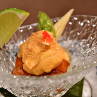 南風楼 - 【シェフのおまかせコース@10,000円】生雲丹の上湯（シャンタン）ジュレ：寄ってみました。