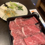 Shabu you - 食べ飲み放題　牛＆三元豚しゃぶしゃぶ　寿司コース　税込3000円