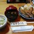 かつ義 - 「アジフライ＆ひれカツ定食」