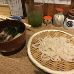 粉吉うどん - 鴨つけ汁うどん(冷)