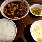 陳麻婆豆腐 - 陳麻婆豆腐セット