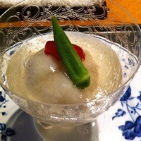 祇園 さゝ木 - 【新レンコンとトマトのジュレ】