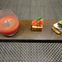 レストラン ラ・フロレゾン・ドゥ・タケウチ - ～L’AMUSE-BOUCHE～トマトのヴァリエーション　vers 2020