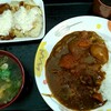 大衆食堂 半田屋 - 自作｢チキン南蛮カレー定食｣　計¥582也